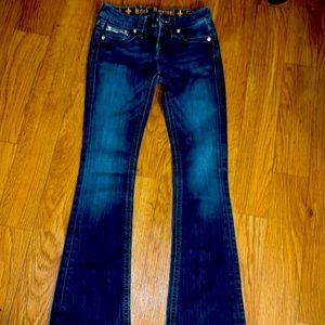 Boot cut blue jeans from Rock Revival.